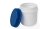 Plastic screw-top box UN, white, various sizes, lid available separately!